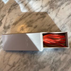 India Hicks tassel keychain